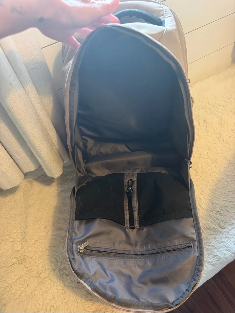 Neutral Tan Backpack - Casual Everyday Bag